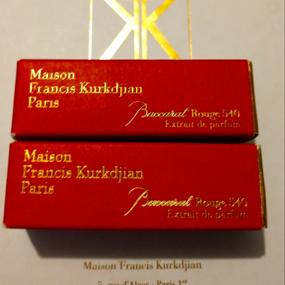 2 Travel Size Baccarat Rouge 540